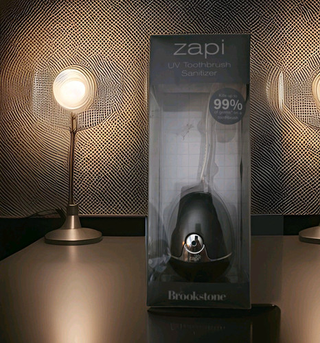 Brookstone zapi toothbrush - zapi, uv