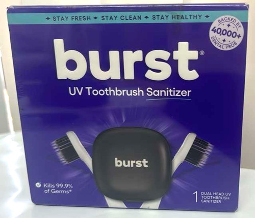 Burst toothbrush sanitizer - burst, uv