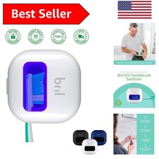 White Portable UV-C Toothbrush