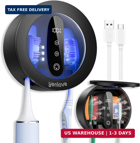 Toothbrush sanitizer holder - toothbrush,