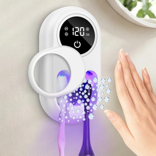 Toothbrush sanitizer holder - uv,