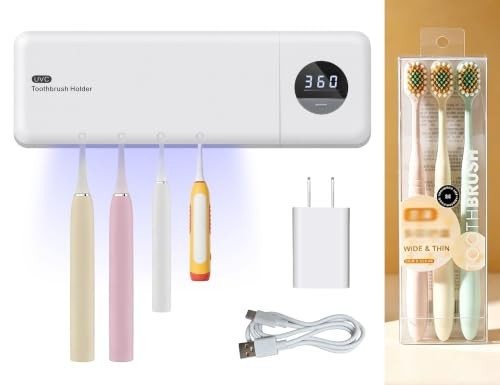Toothbrush sanitizer holder - toothbrush,