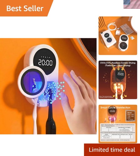 Smart toothbrush sanitizer - toothbrush,