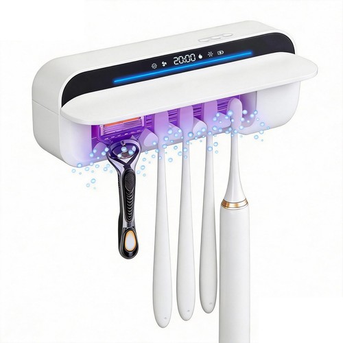Toothbrush sanitizer holder - toothbrush,