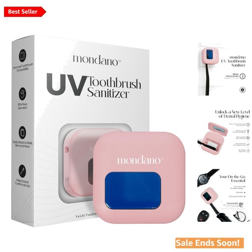 Pastel pink toothbrush - pastel, uv-c