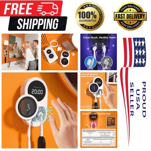 Toothbrush sanitizer holder - toothbrush,