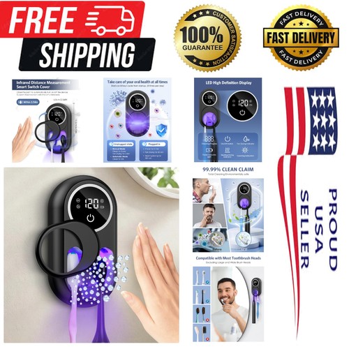 Toothbrush sanitizer holder - sanitizer,