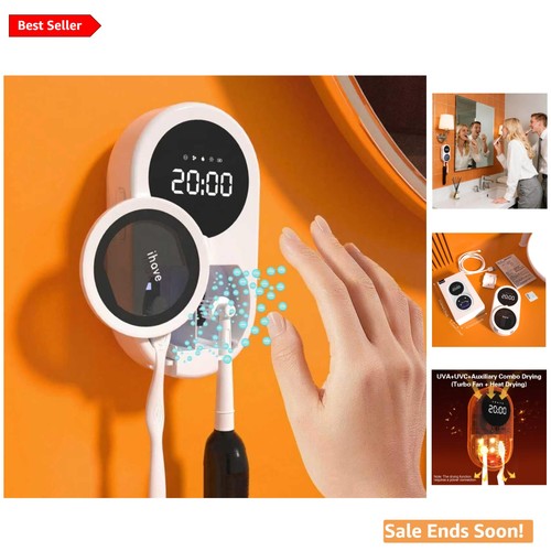 Wall mounted toothbrush - wall-mounted,