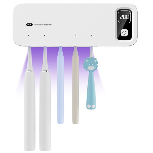 Toothbrush sanitizer holder - toothbrush,
