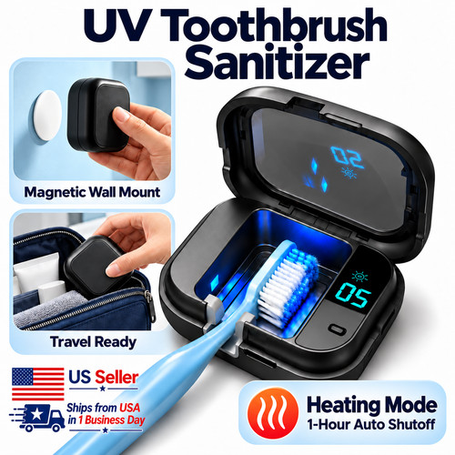 Toothbrush sanitizer cleaner - toothbrush,